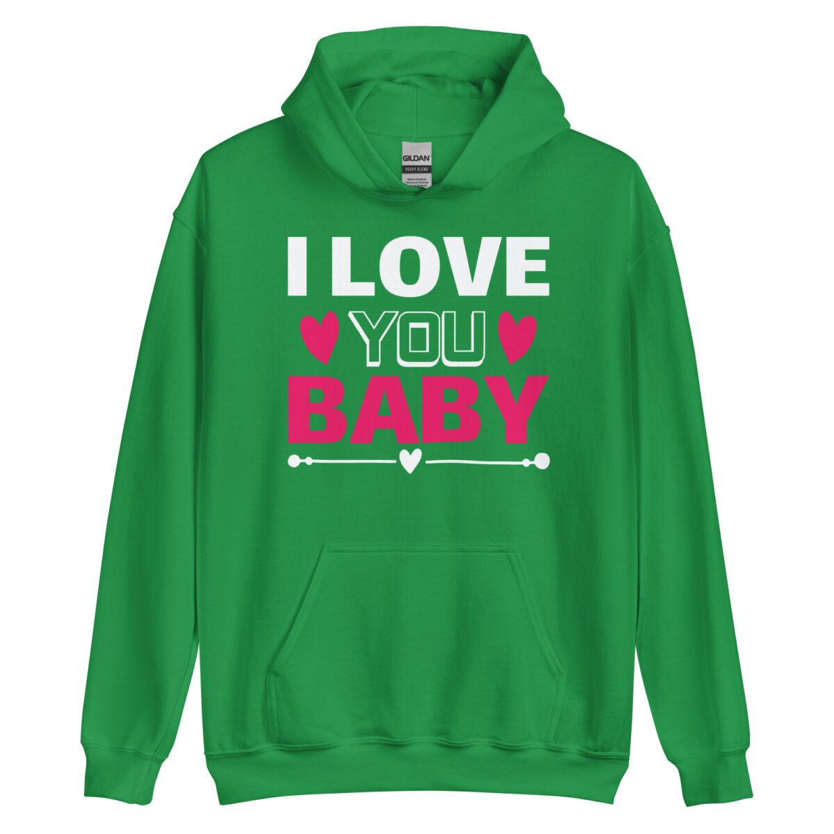 unisex heavy blend hoodie irish green front 64303baf33c43