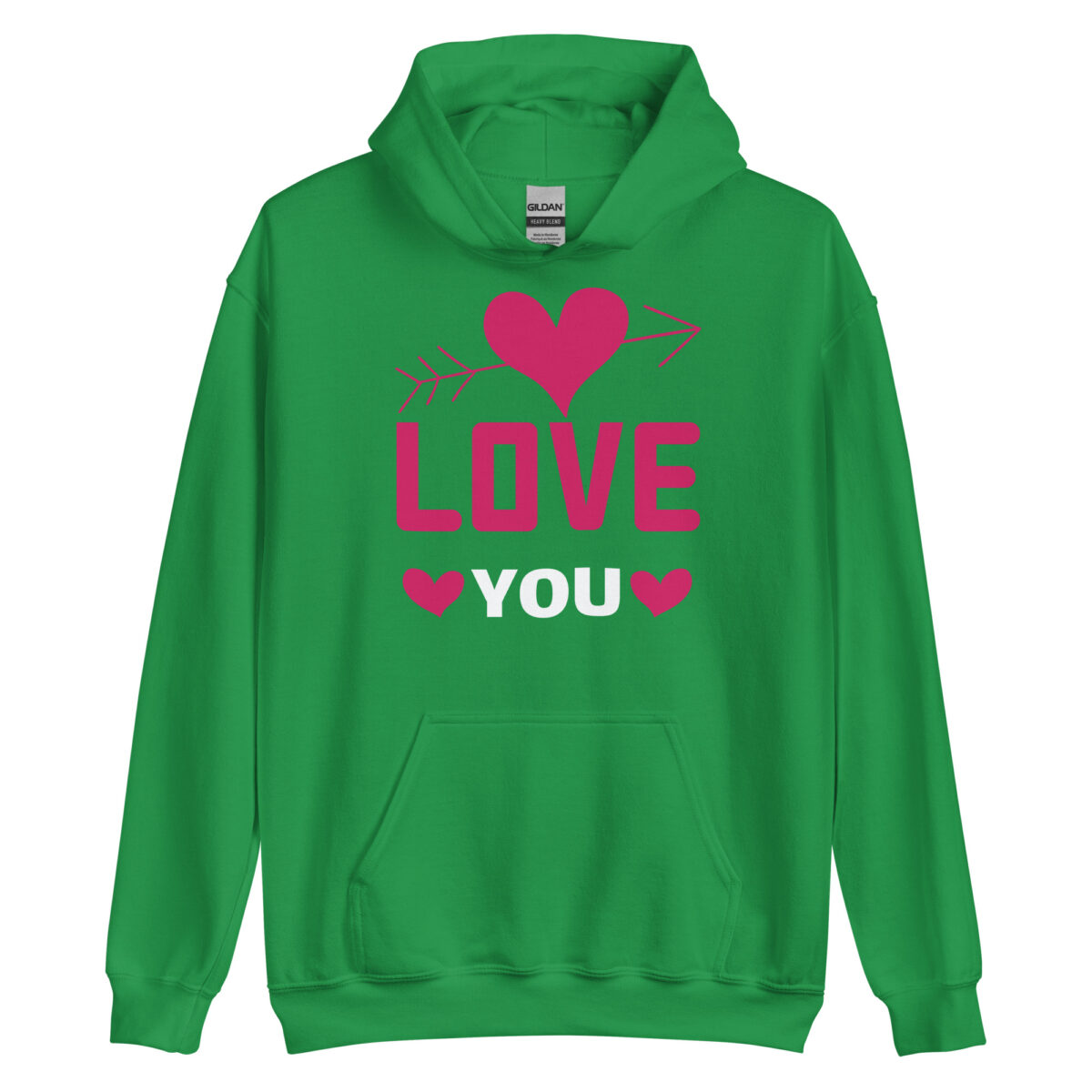 unisex heavy blend hoodie irish green front 64304220eb474