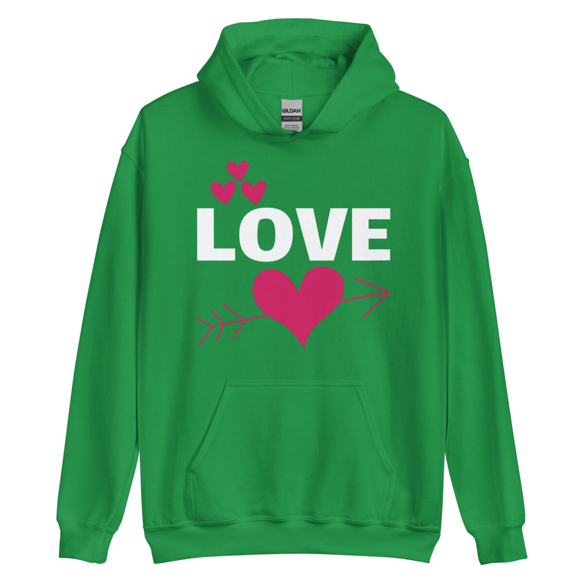 unisex heavy blend hoodie irish green front 643042a597773