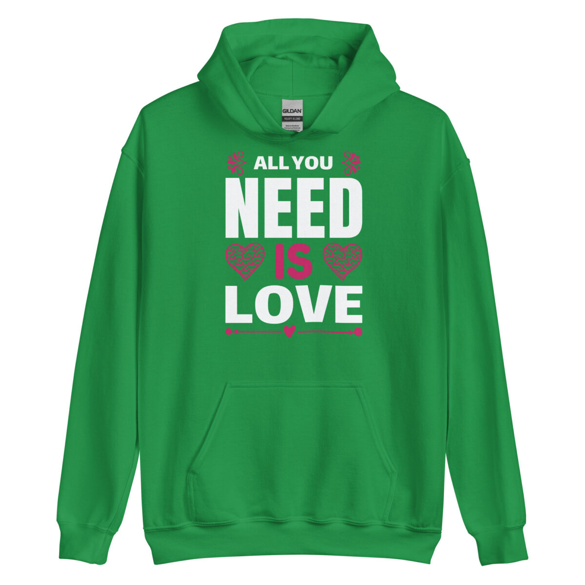 unisex heavy blend hoodie irish green front 64305618d40c9