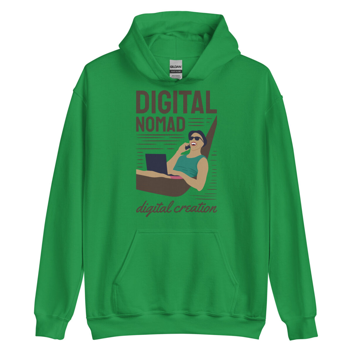 unisex heavy blend hoodie irish green front 64305c5acfdc9