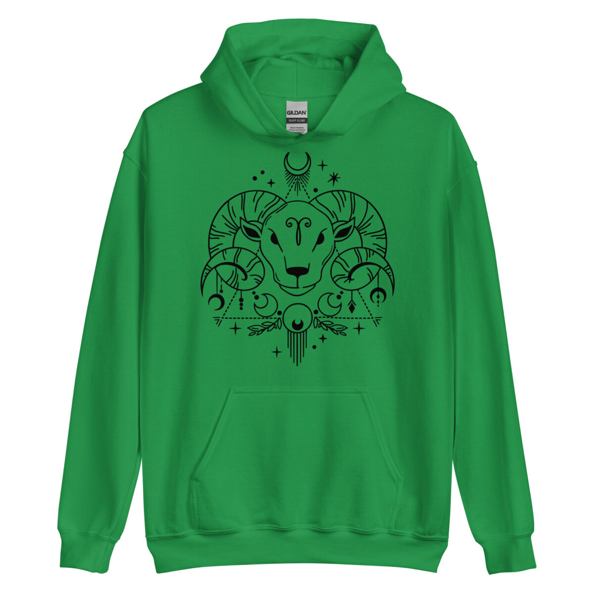 unisex heavy blend hoodie irish green front 6431af80dce73