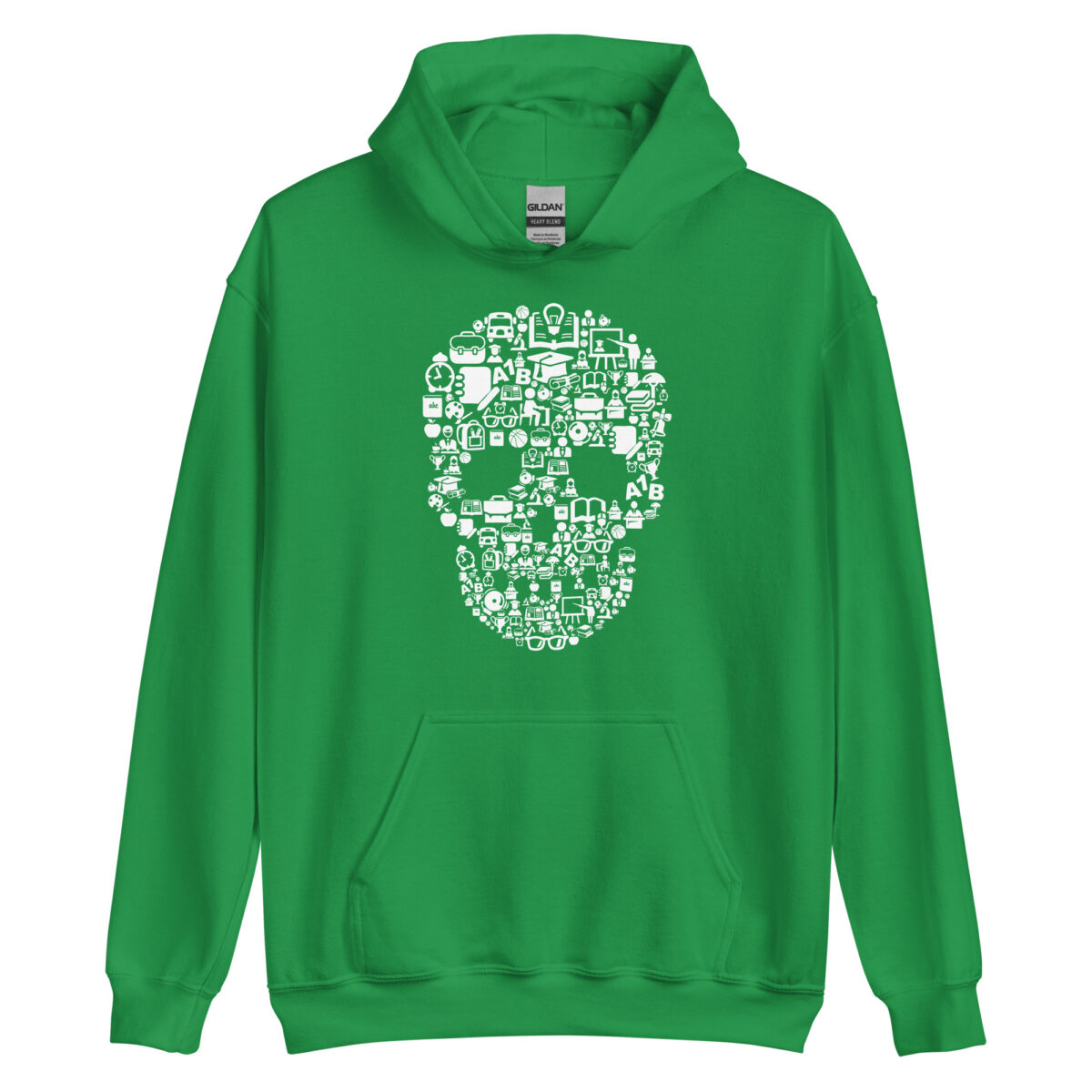 unisex heavy blend hoodie irish green front 6434157044007