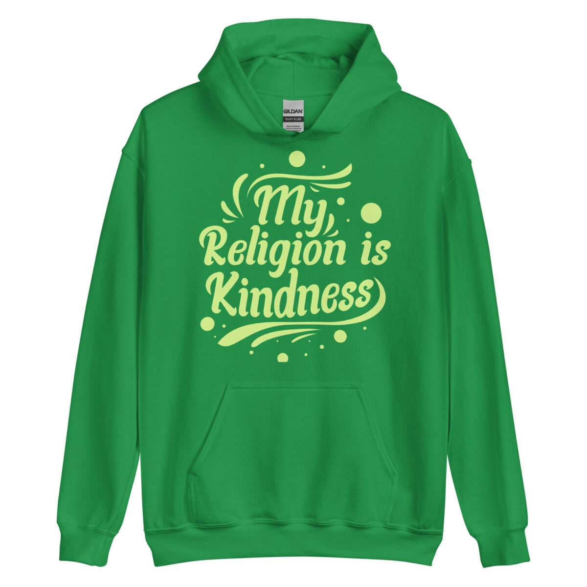 unisex heavy blend hoodie irish green front 6435360f42683