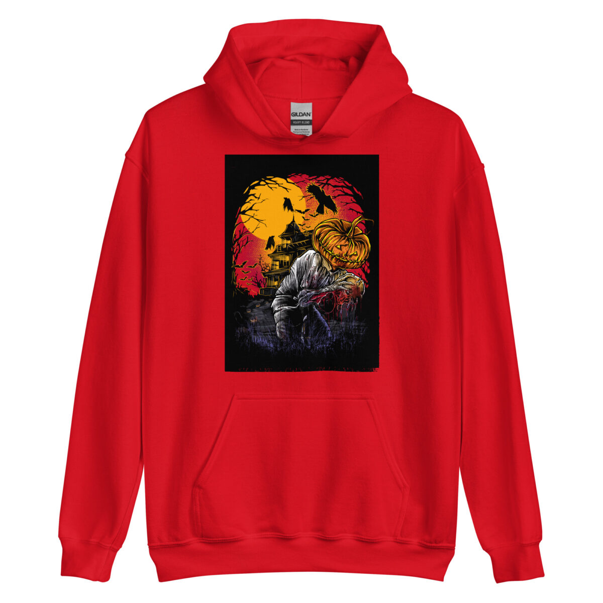 unisex heavy blend hoodie red front 642d6da1e0c37