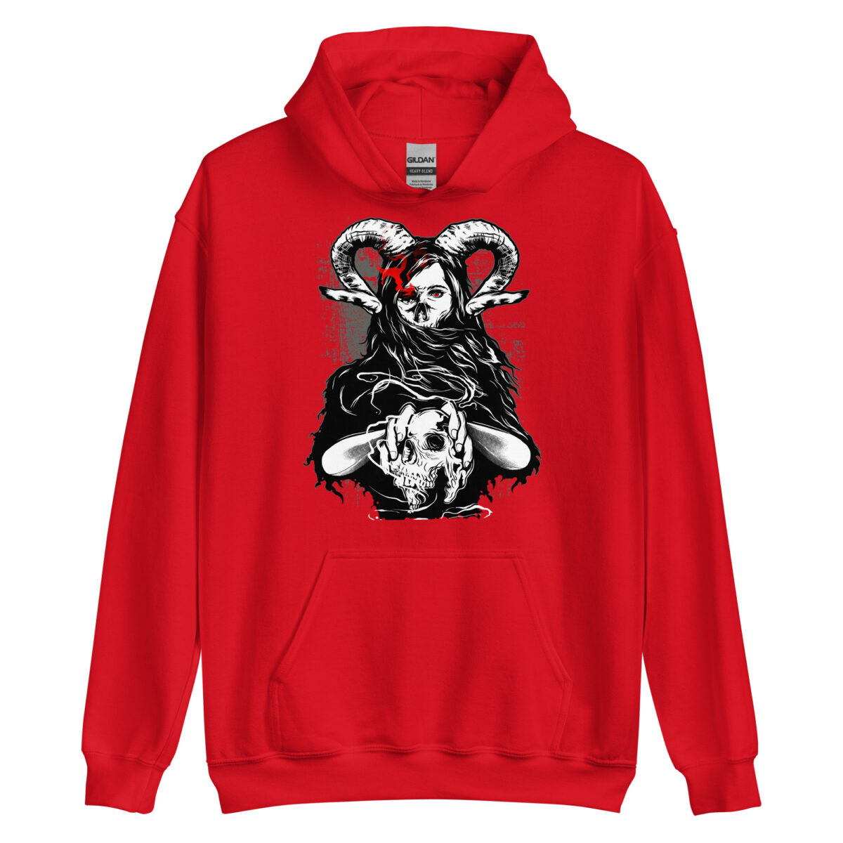 unisex heavy blend hoodie red front 642d850db9030