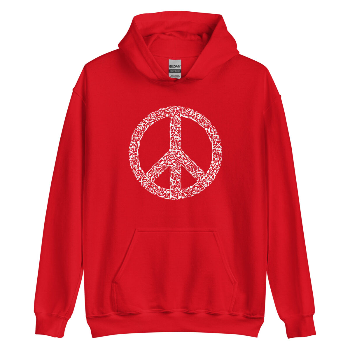 unisex heavy blend hoodie red front 642fd5d621045