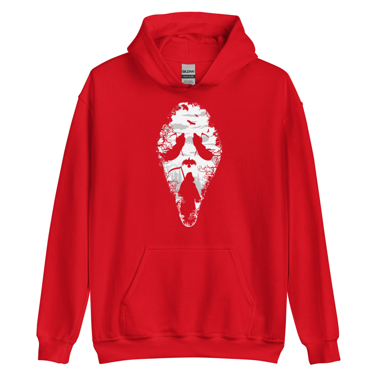 unisex heavy blend hoodie red front 6430033fd4163