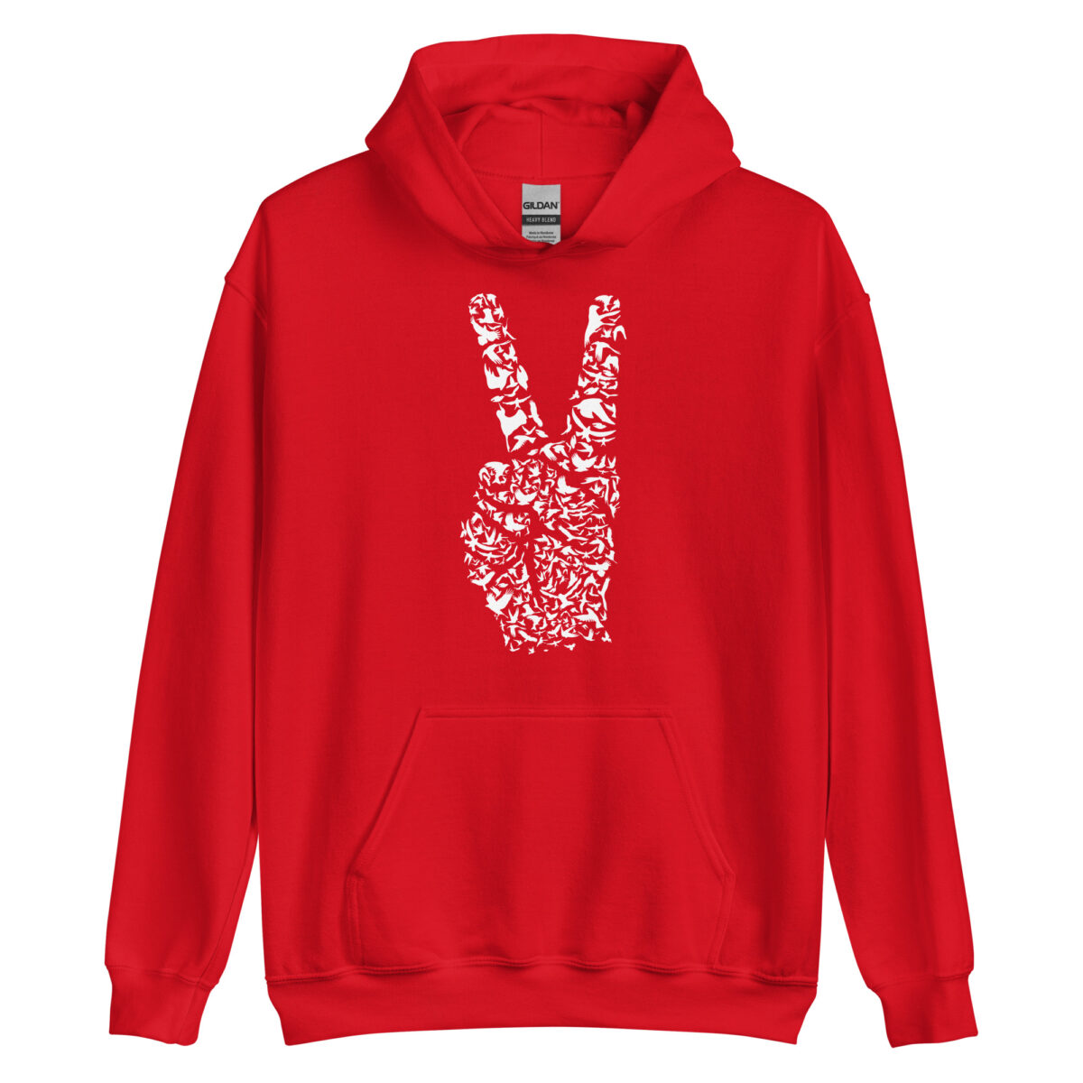 unisex heavy blend hoodie red front 64300ad2a69d4