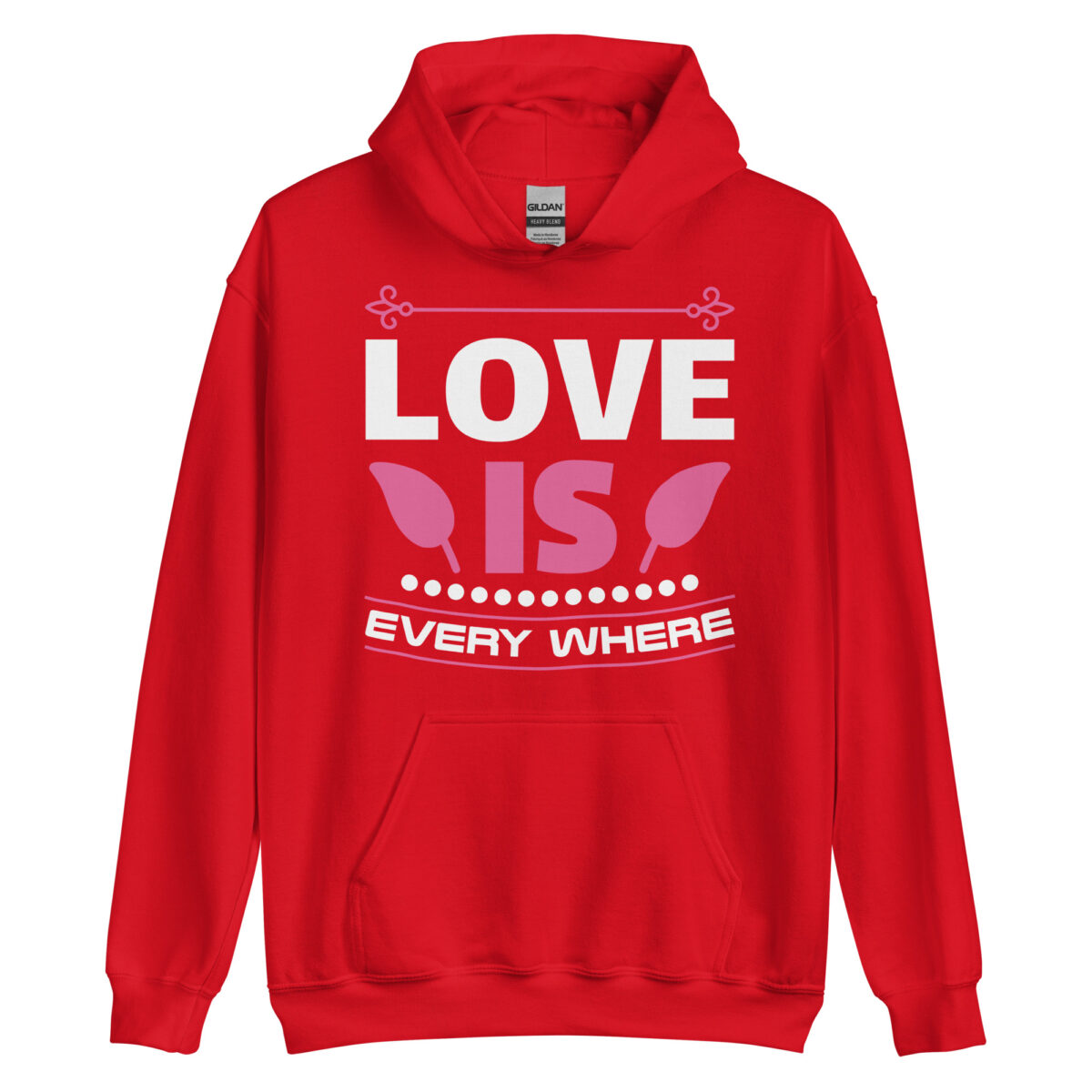 unisex heavy blend hoodie red front 64303dad9a470