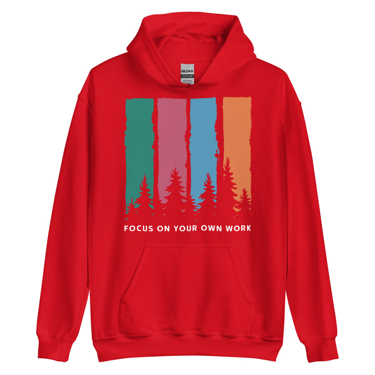 unisex heavy blend hoodie red front 64305af57757c