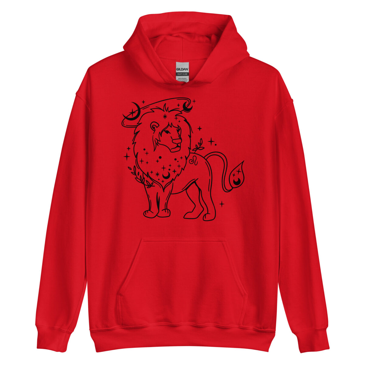 unisex heavy blend hoodie red front 6435357dabcea