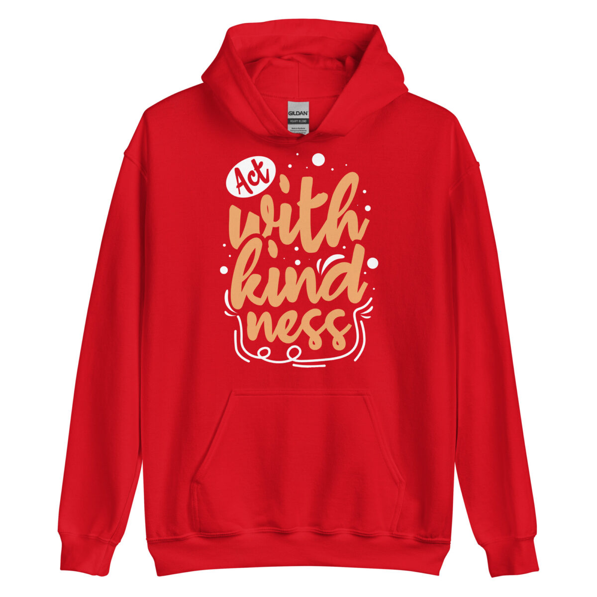 unisex heavy blend hoodie red front 643554c7546fd