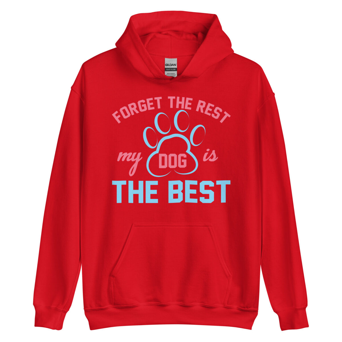 unisex heavy blend hoodie red front 643586b62391c