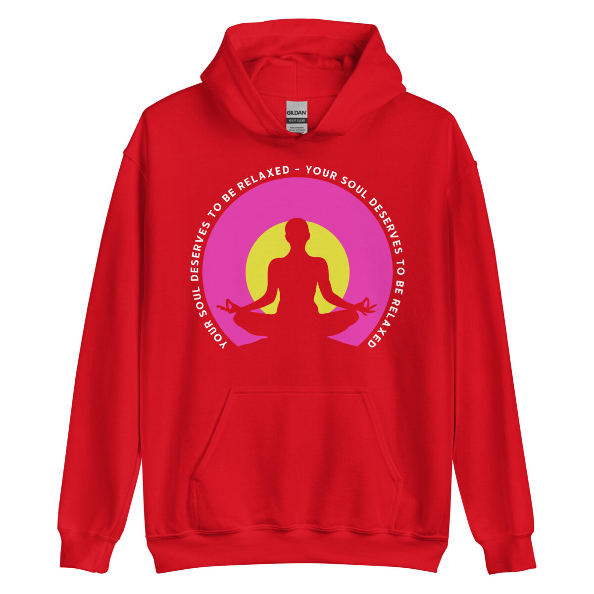 unisex heavy blend hoodie red front 6436c29982dfa