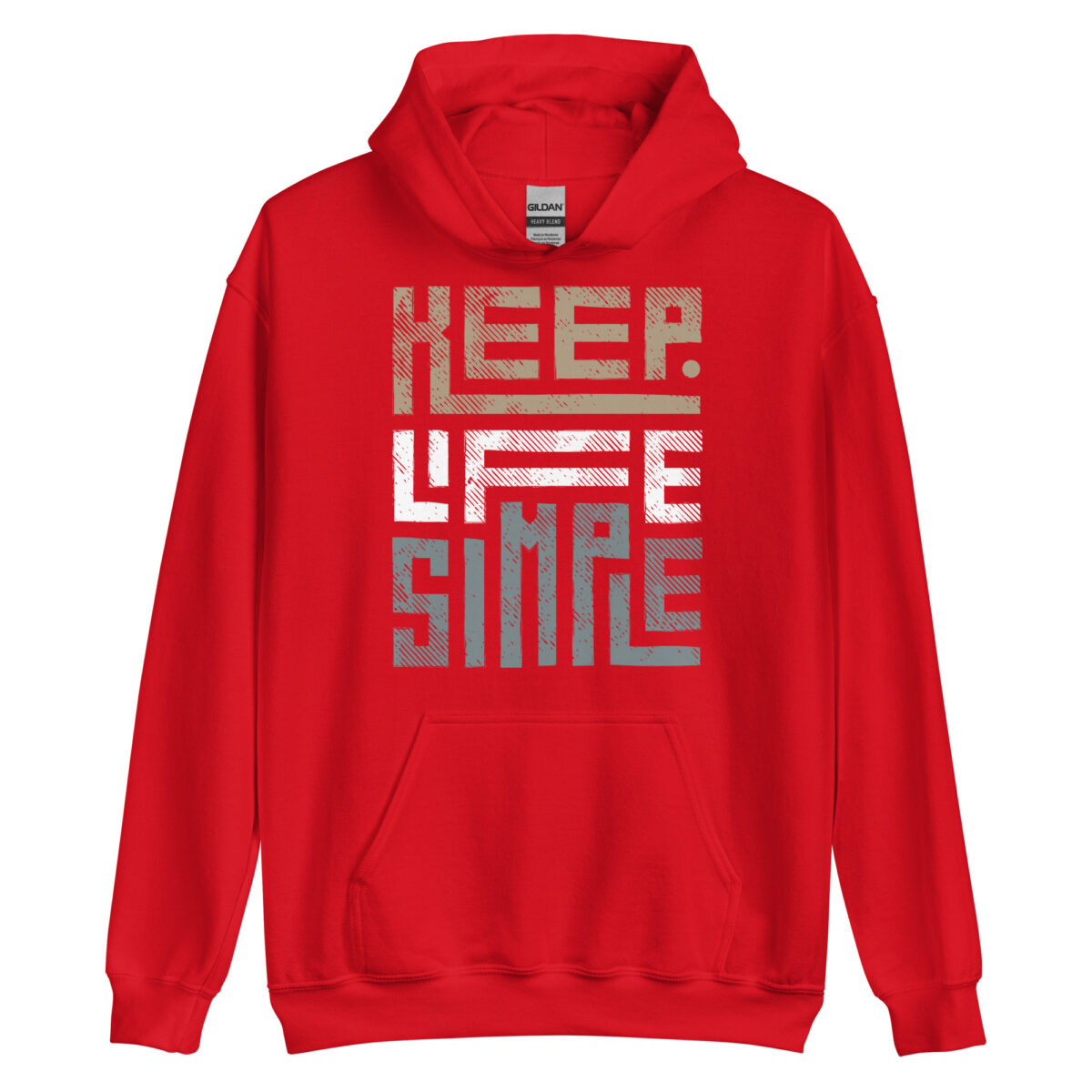 unisex heavy blend hoodie red front 6438275f60773