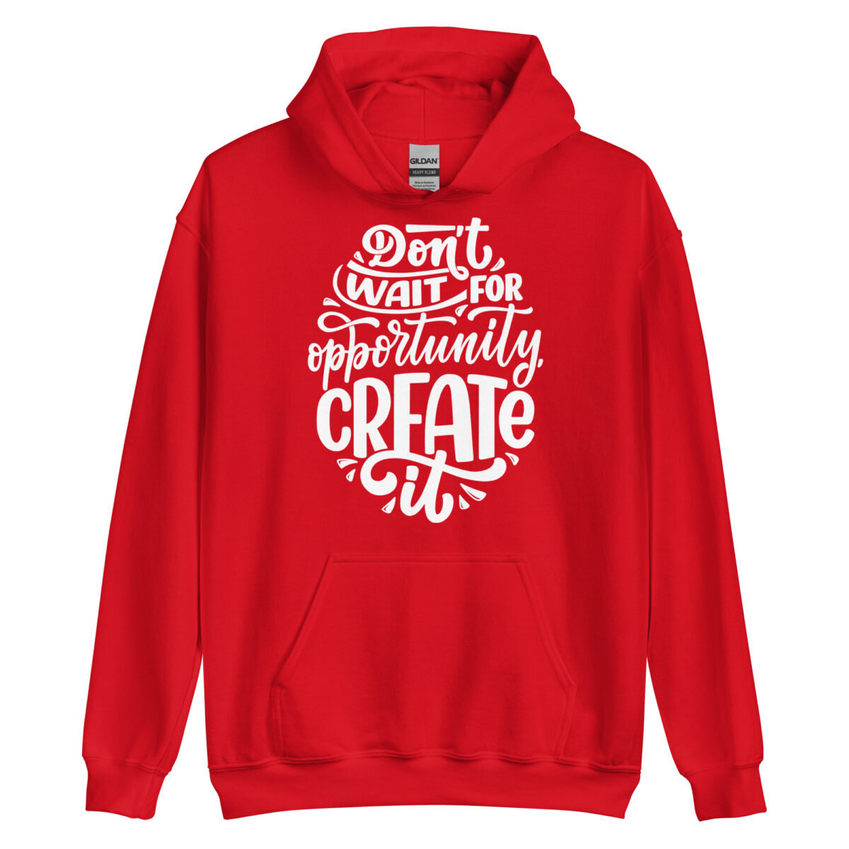 unisex heavy blend hoodie red front 64393db5bfe22