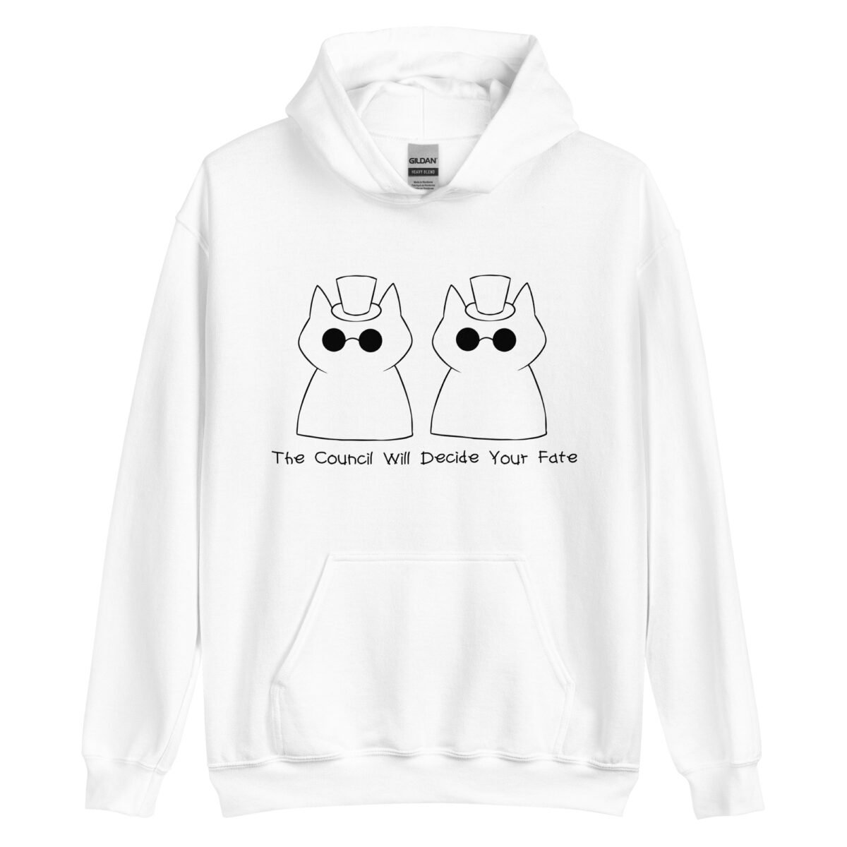 unisex heavy blend hoodie white front 64355c1f9fdb7