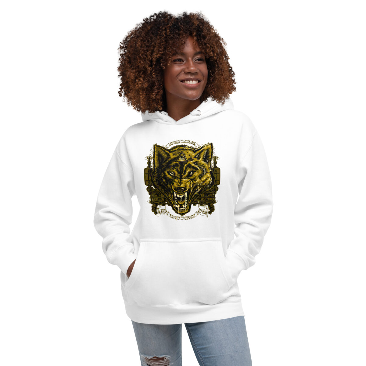 unisex premium hoodie white front 642d5054212d2