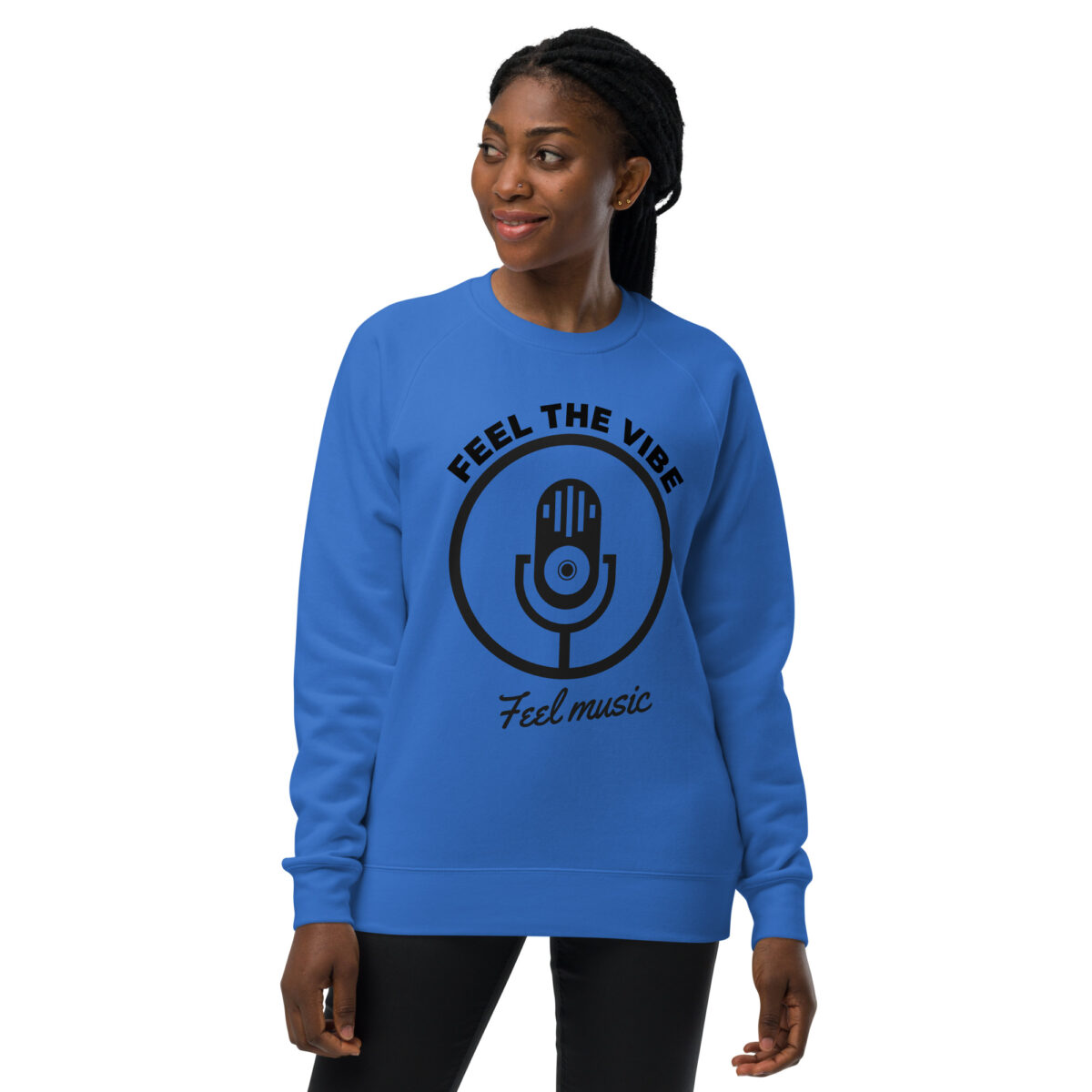 unisex raglan sweatshirt bright royal front 643d94baab535