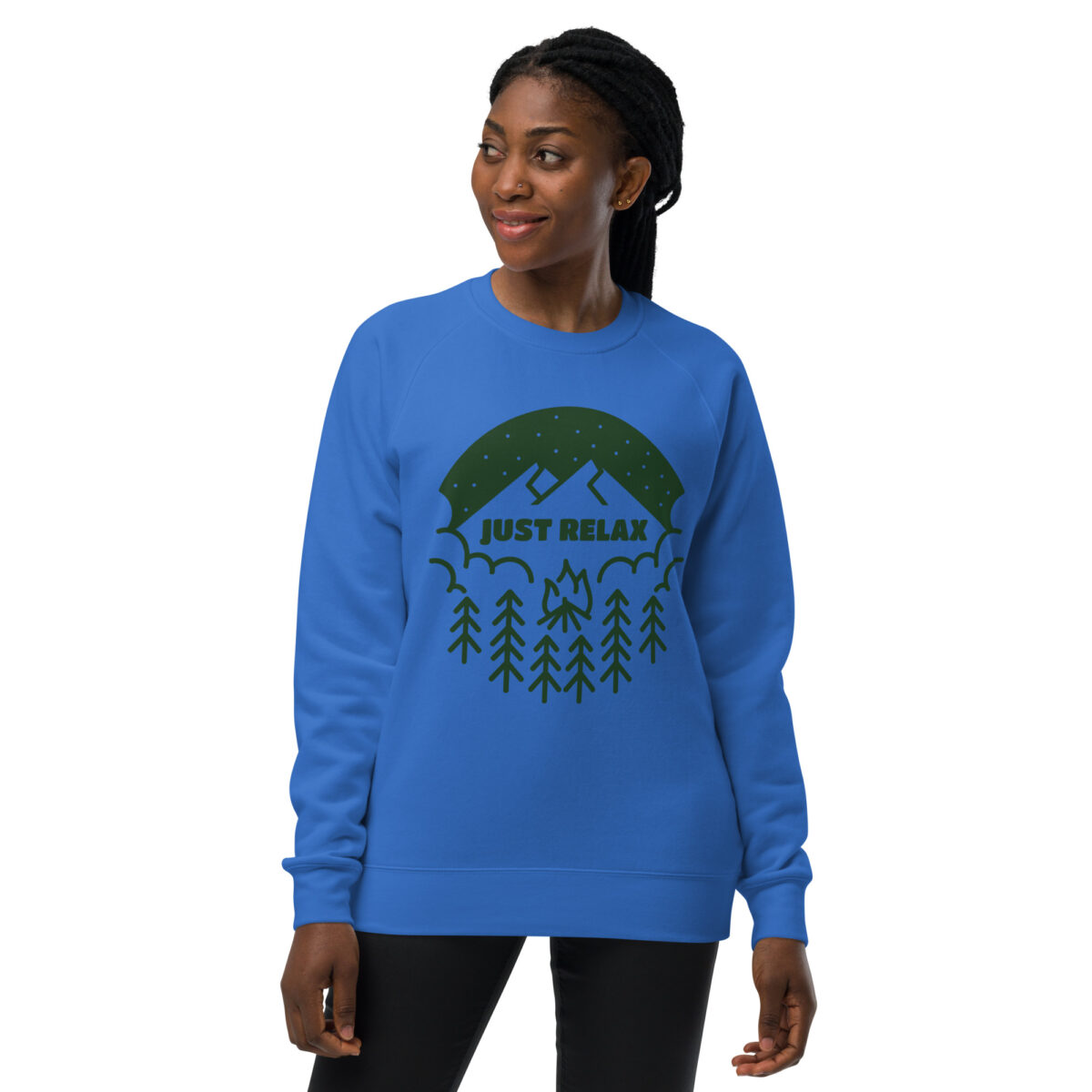 unisex raglan sweatshirt bright royal front 643fb0cc6b82c