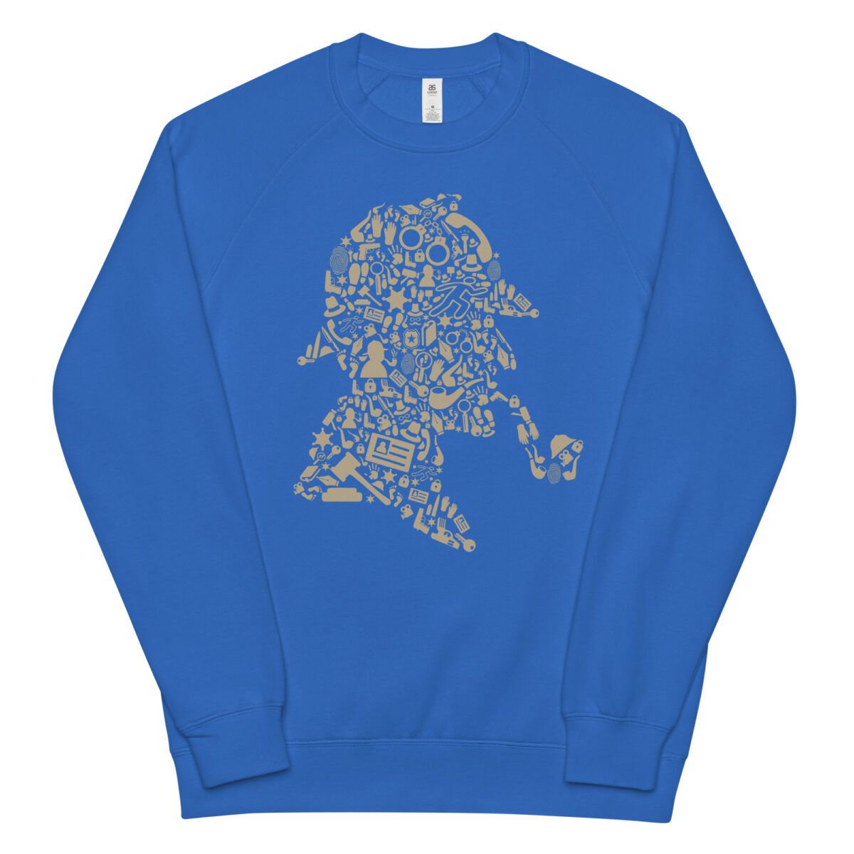 unisex raglan sweatshirt bright royal front 6441321c9a19b