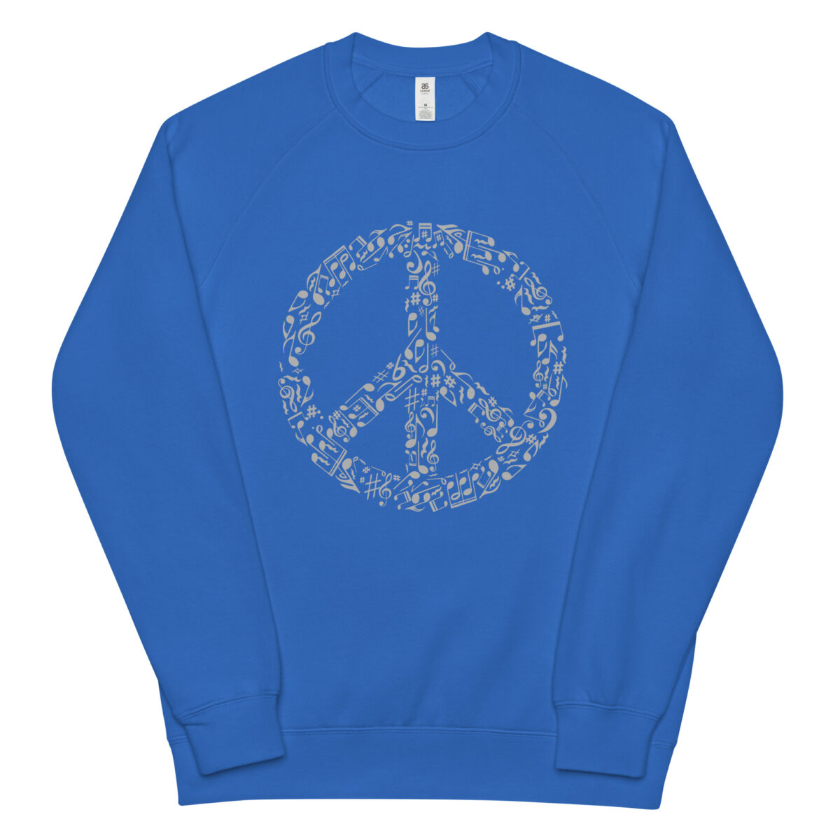 unisex raglan sweatshirt bright royal front 644134380bfcb