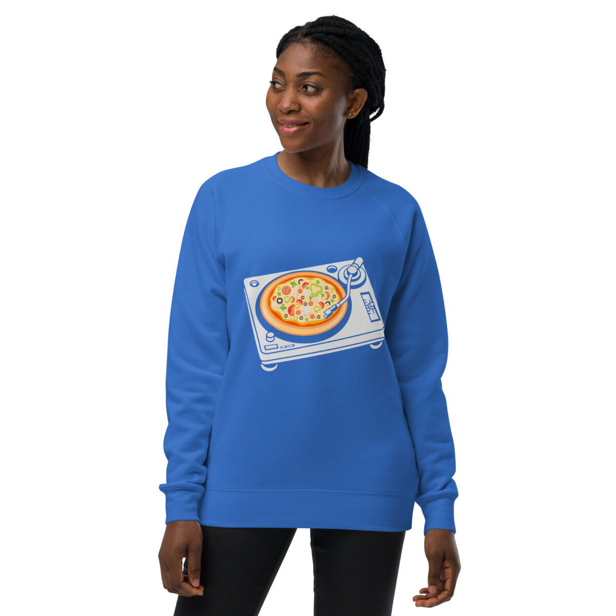 unisex raglan sweatshirt bright royal front 64413798147f5