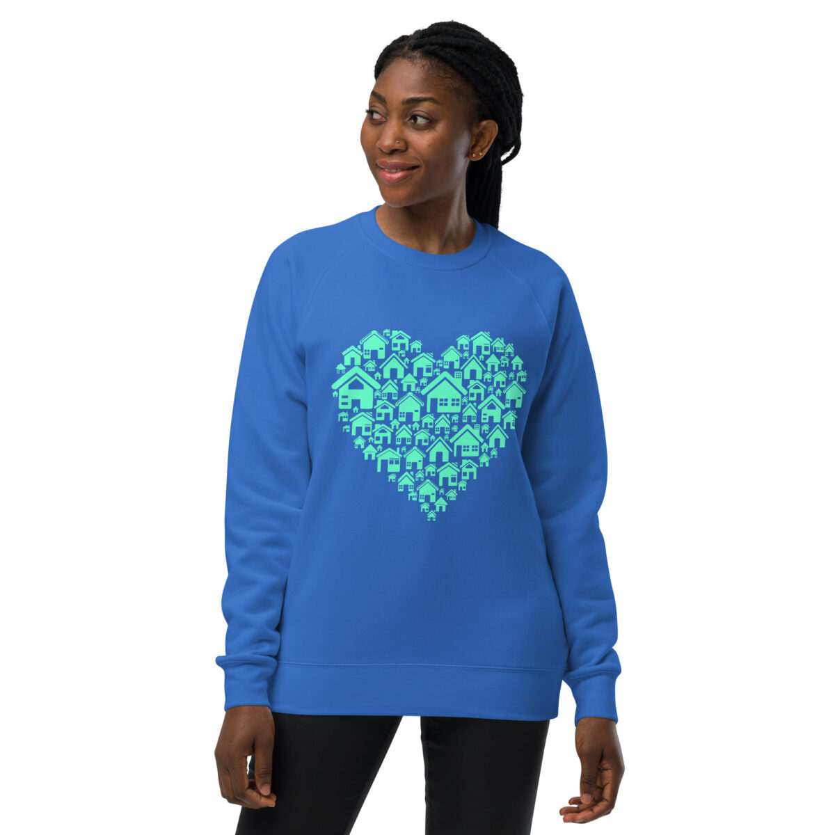 unisex raglan sweatshirt bright royal front 64413e4c35904