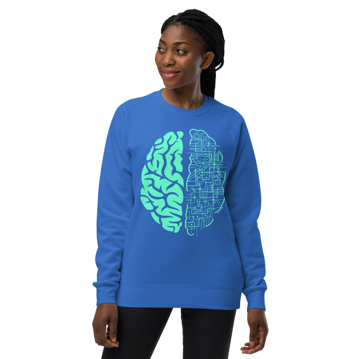 unisex raglan sweatshirt bright royal front 644163692d09d