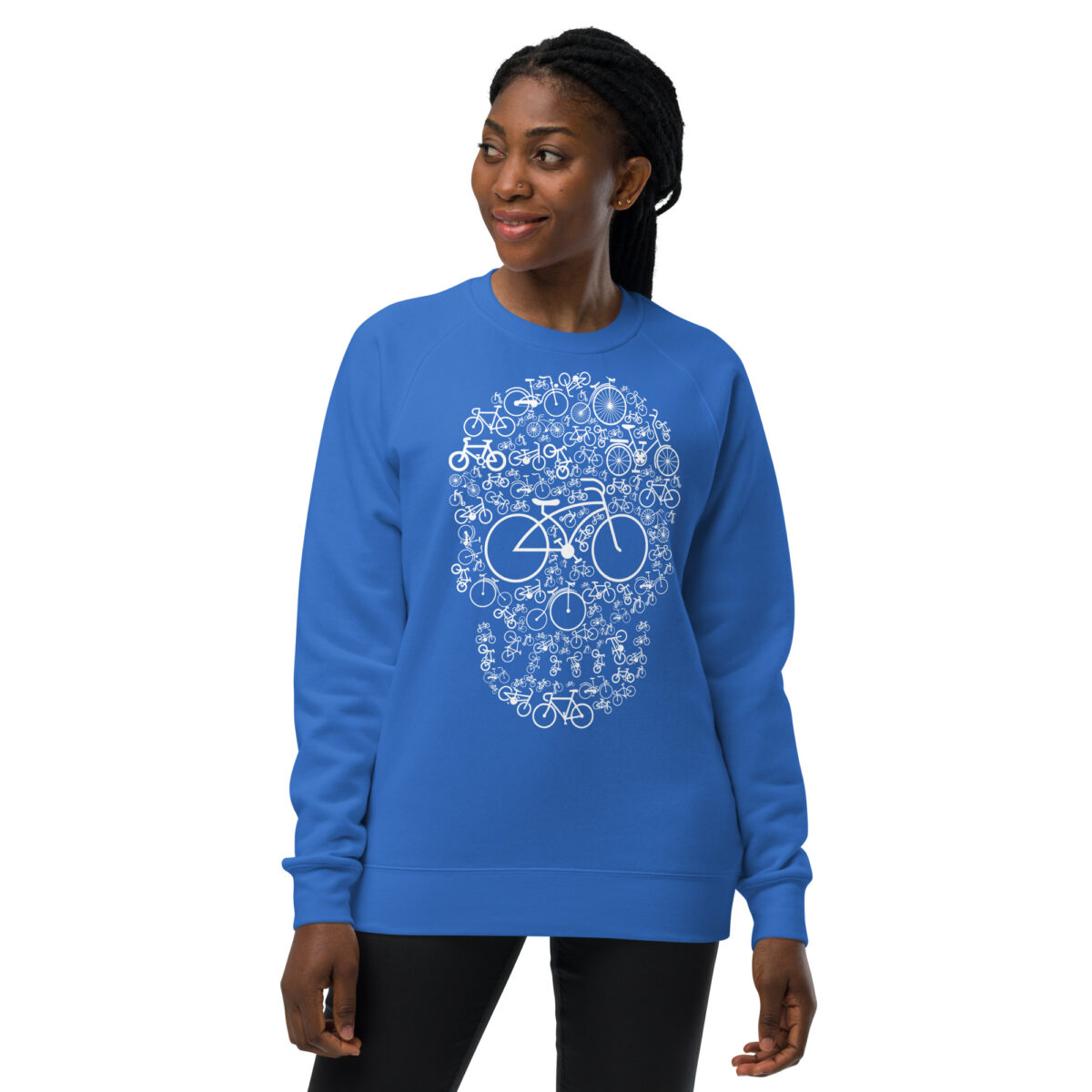 unisex raglan sweatshirt bright royal front 644171d39cde1