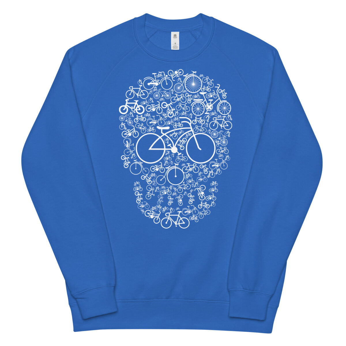 unisex raglan sweatshirt bright royal front 644171d39cf42