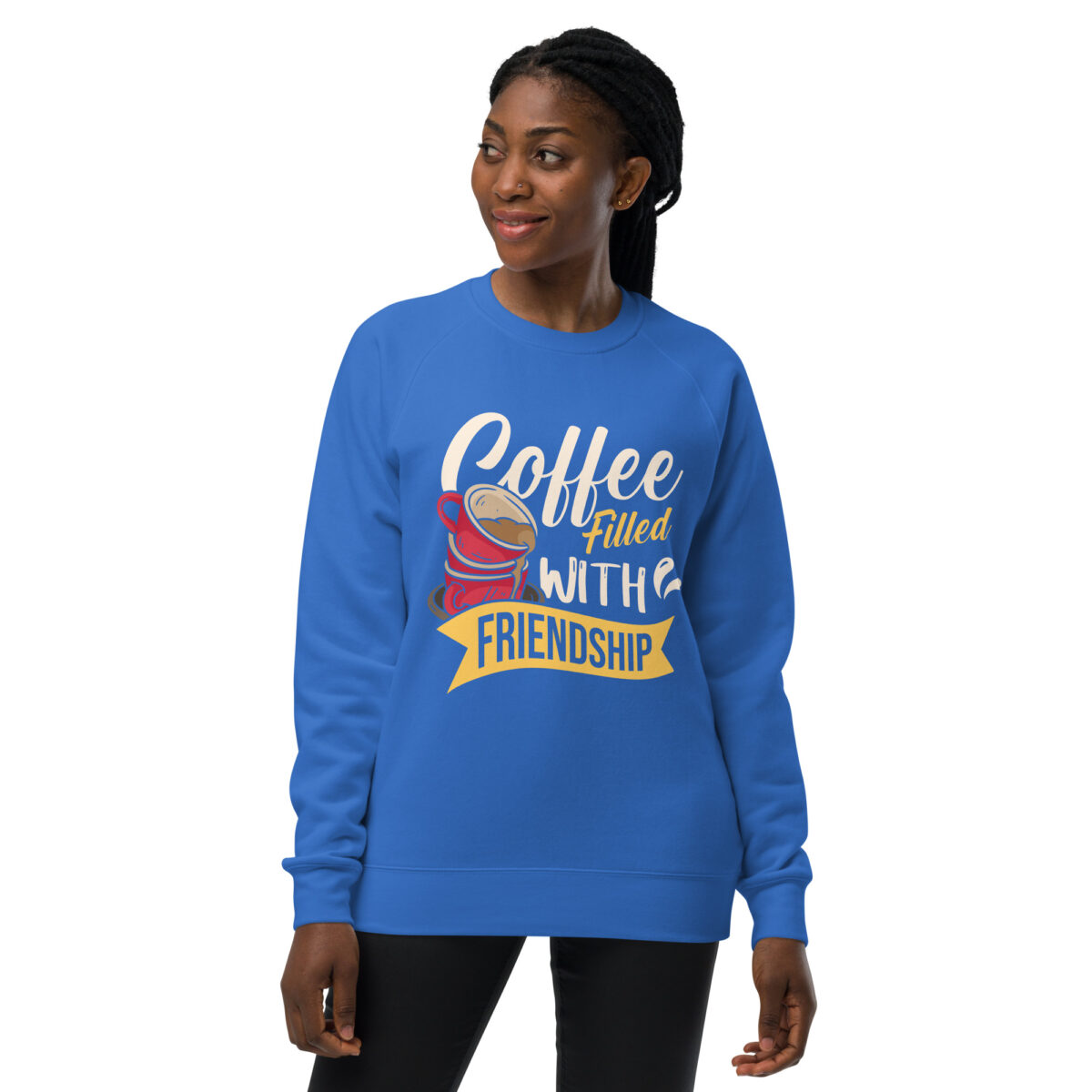 unisex raglan sweatshirt bright royal front 6442bbe9e2d00