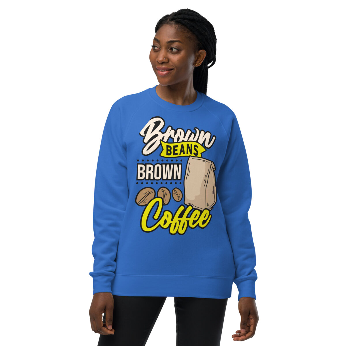 unisex raglan sweatshirt bright royal front 6442bd955c063