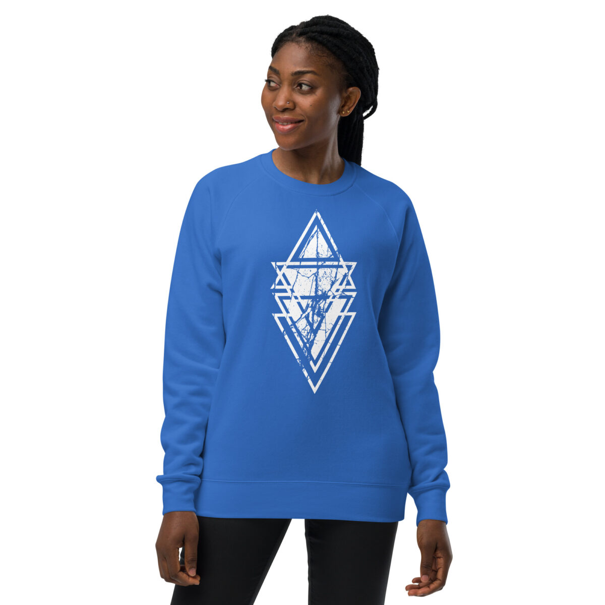 unisex raglan sweatshirt bright royal front 64467d24d845e