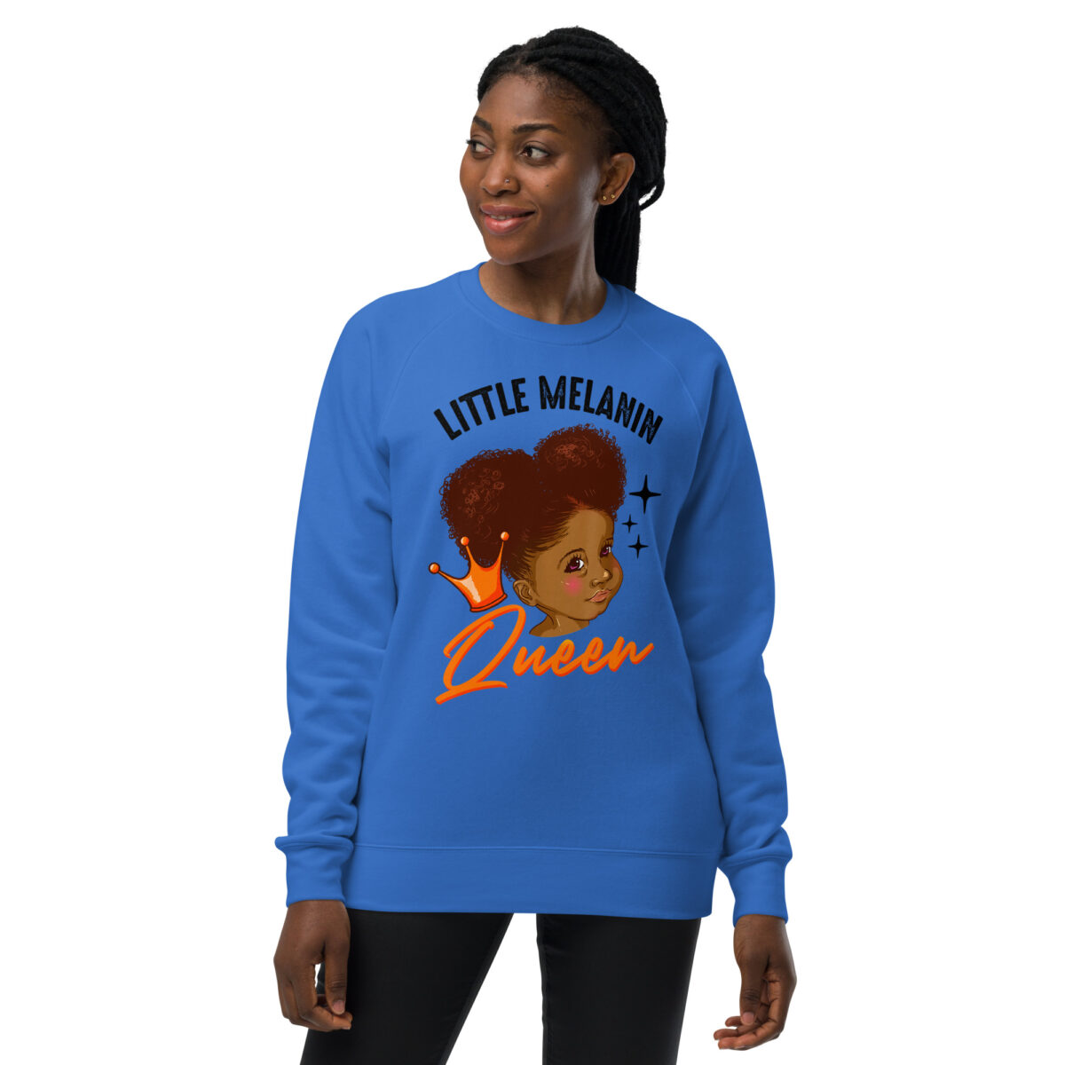 unisex raglan sweatshirt bright royal front 644a92d4172c5