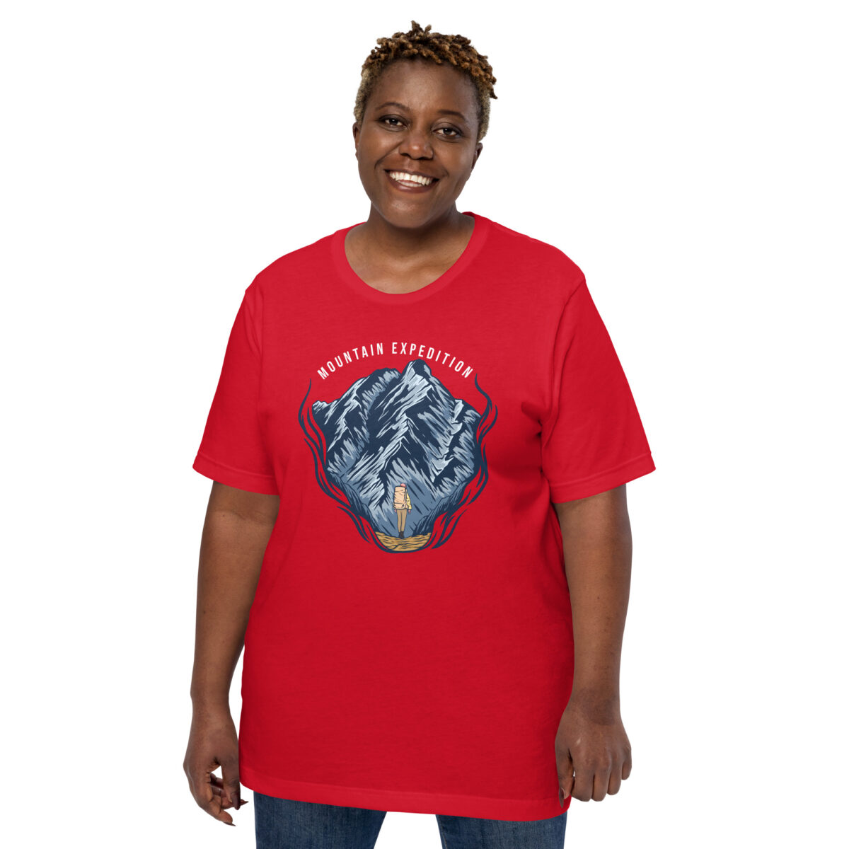 unisex staple t shirt red front 643edbfd1da3d