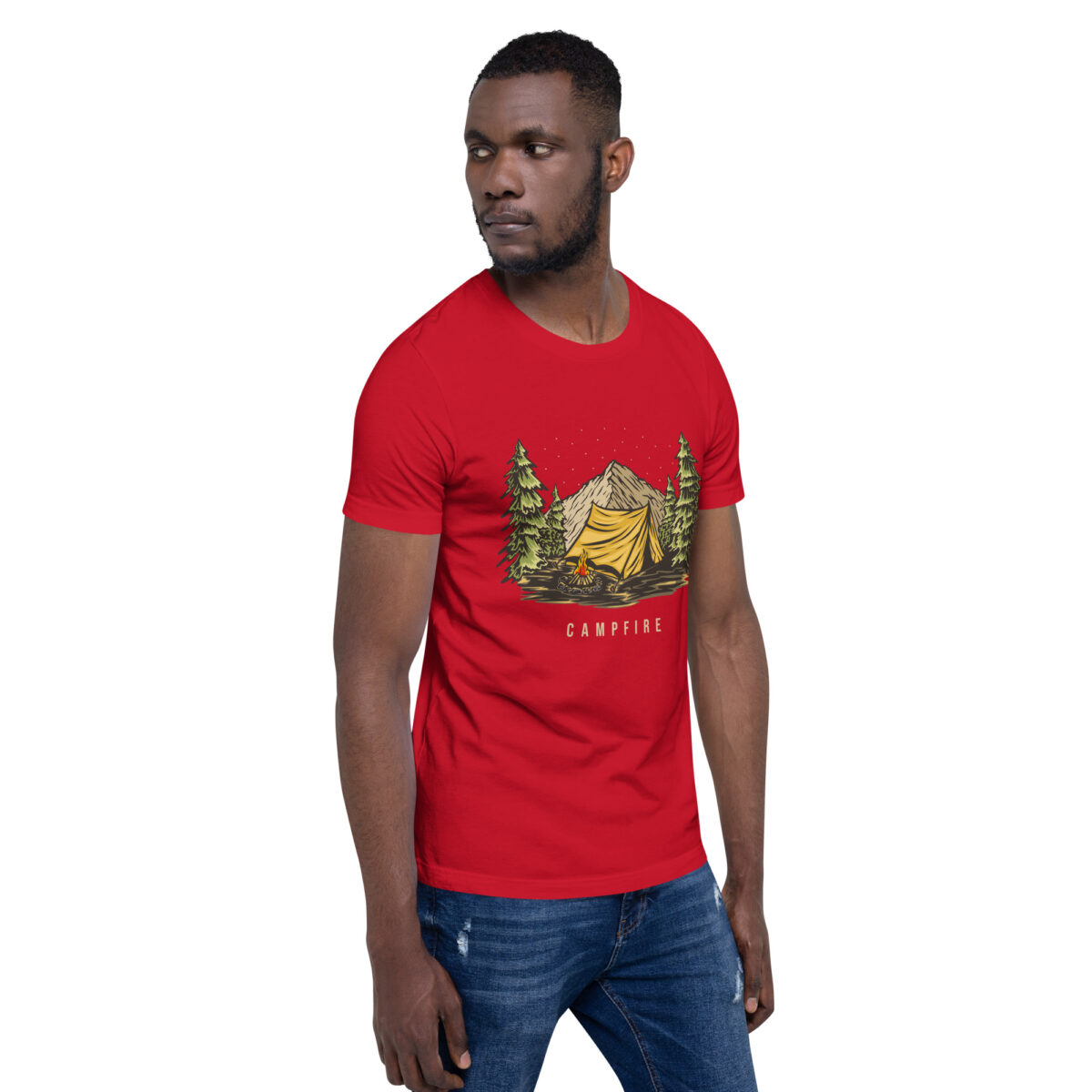 unisex staple t shirt red right front 643ede43a025a