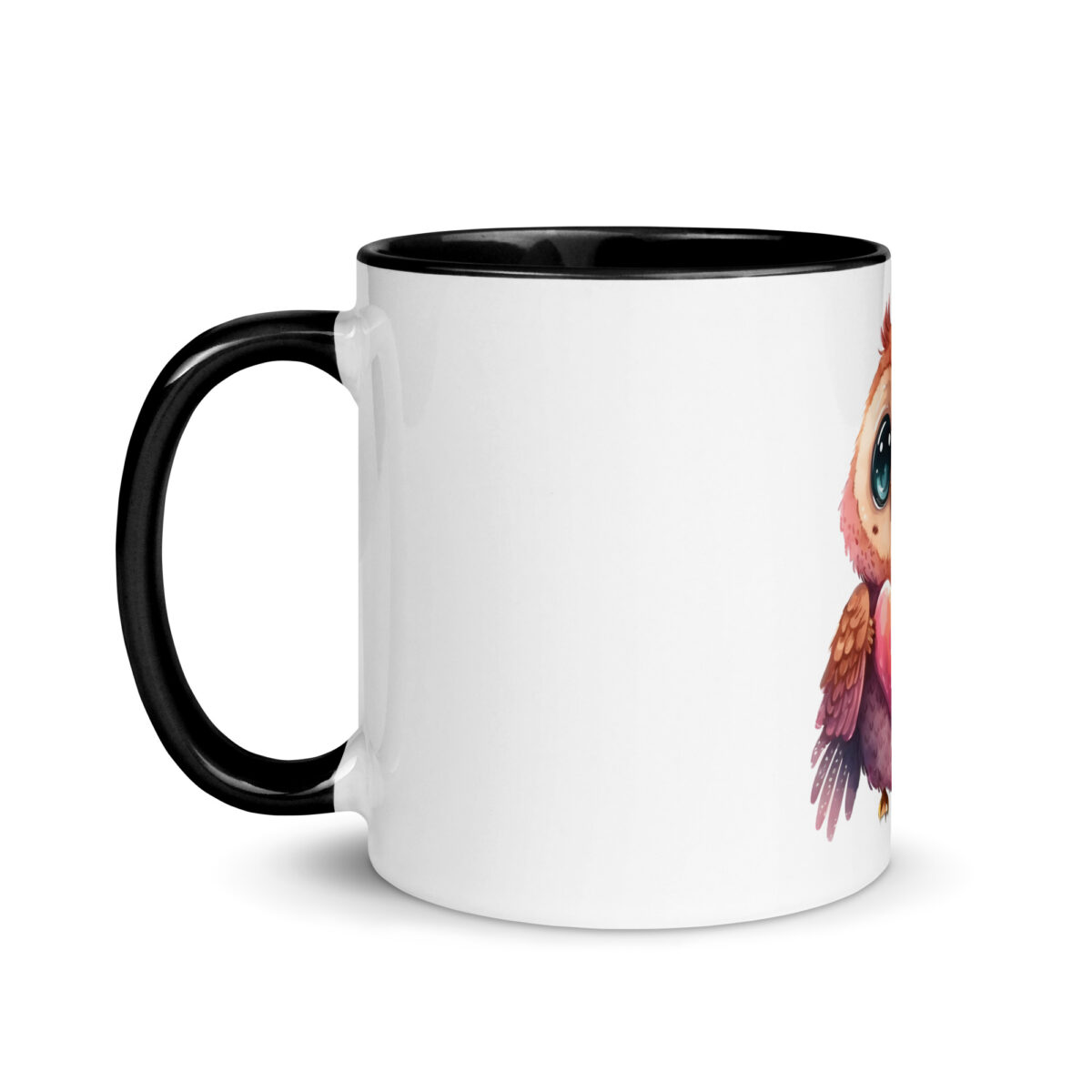 white ceramic mug with color inside black 11oz left 643915158a2e7