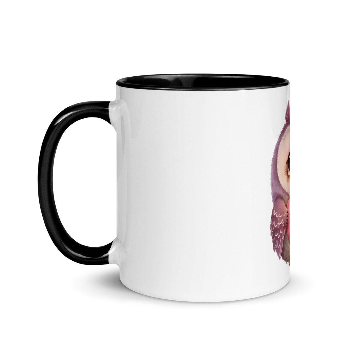 white ceramic mug with color inside black 11oz left 643917b115a42