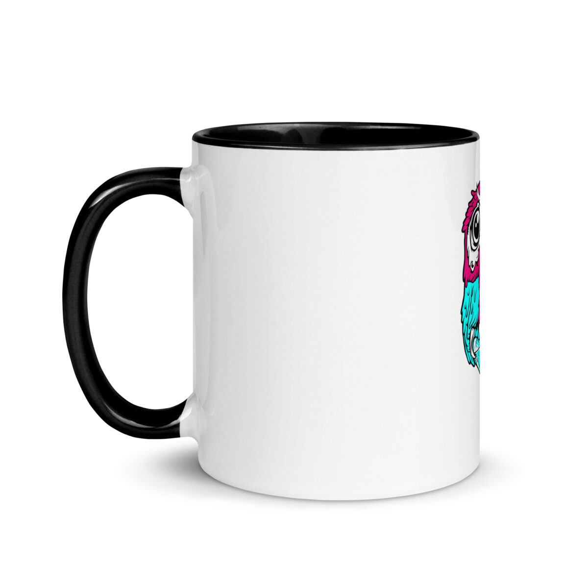 white ceramic mug with color inside black 11oz left 643970aff17c5