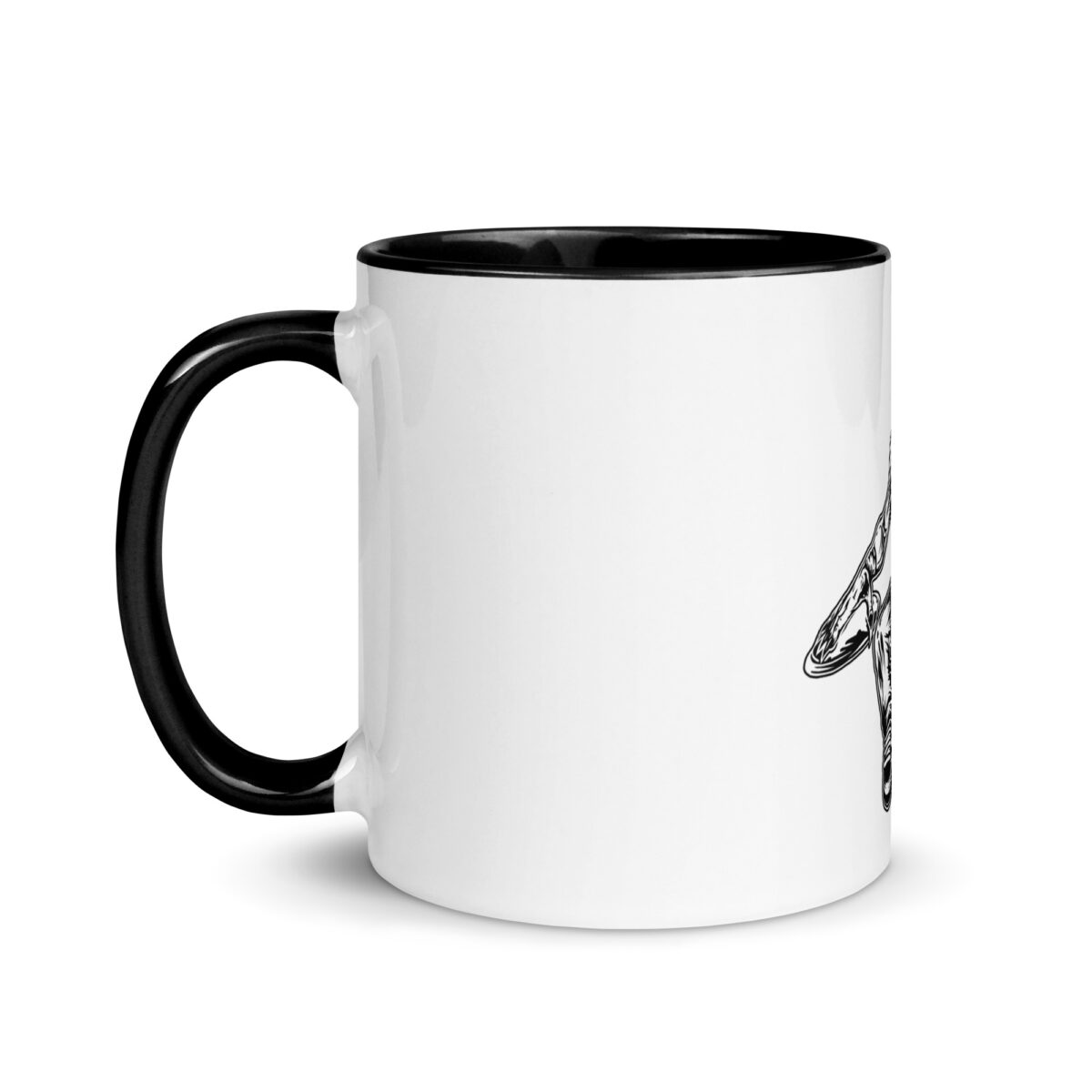 white ceramic mug with color inside black 11oz left 64397155bf0fa