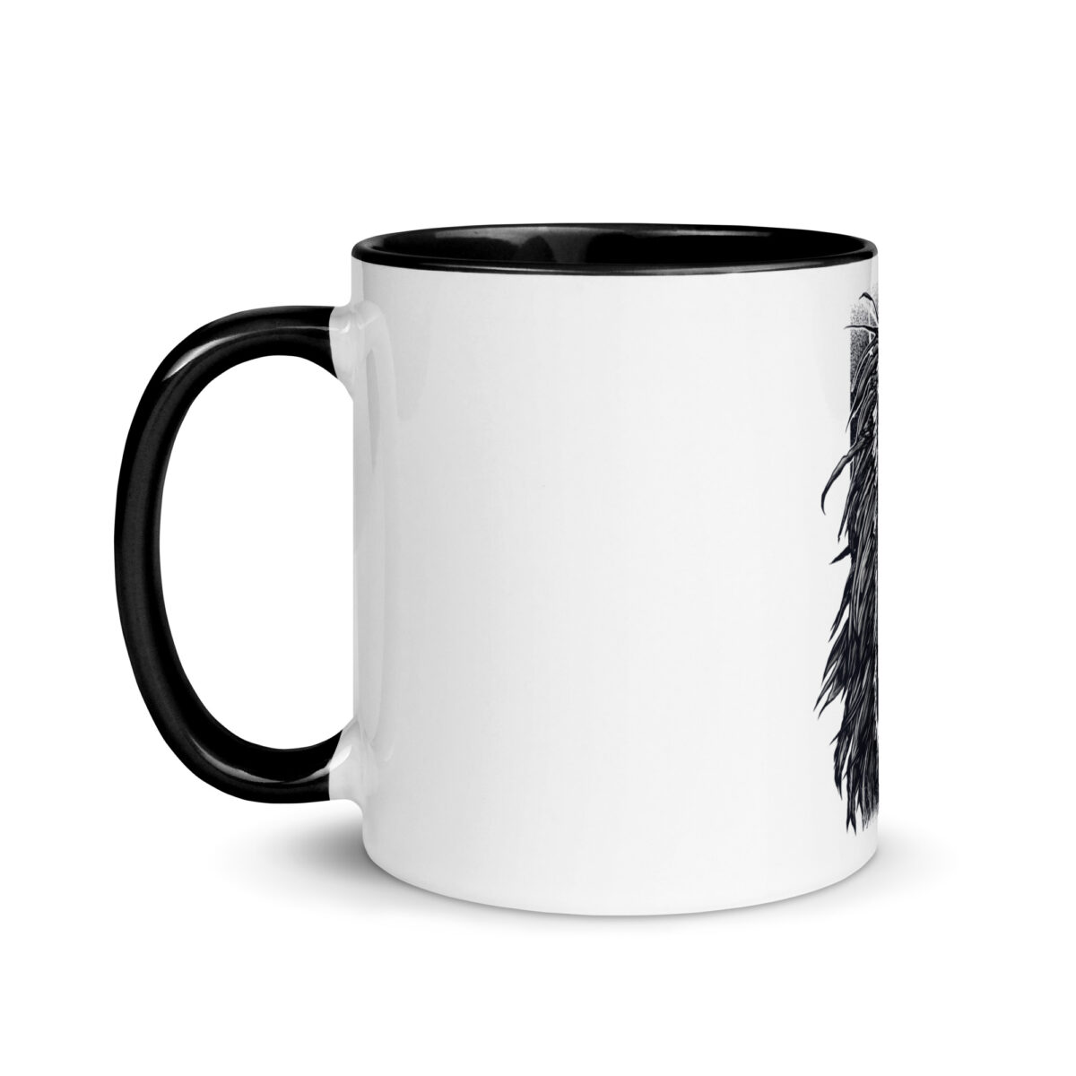 white ceramic mug with color inside black 11oz left 643976e01f555