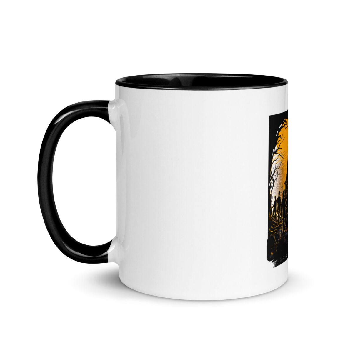 white ceramic mug with color inside black 11oz left 6439792214e0e