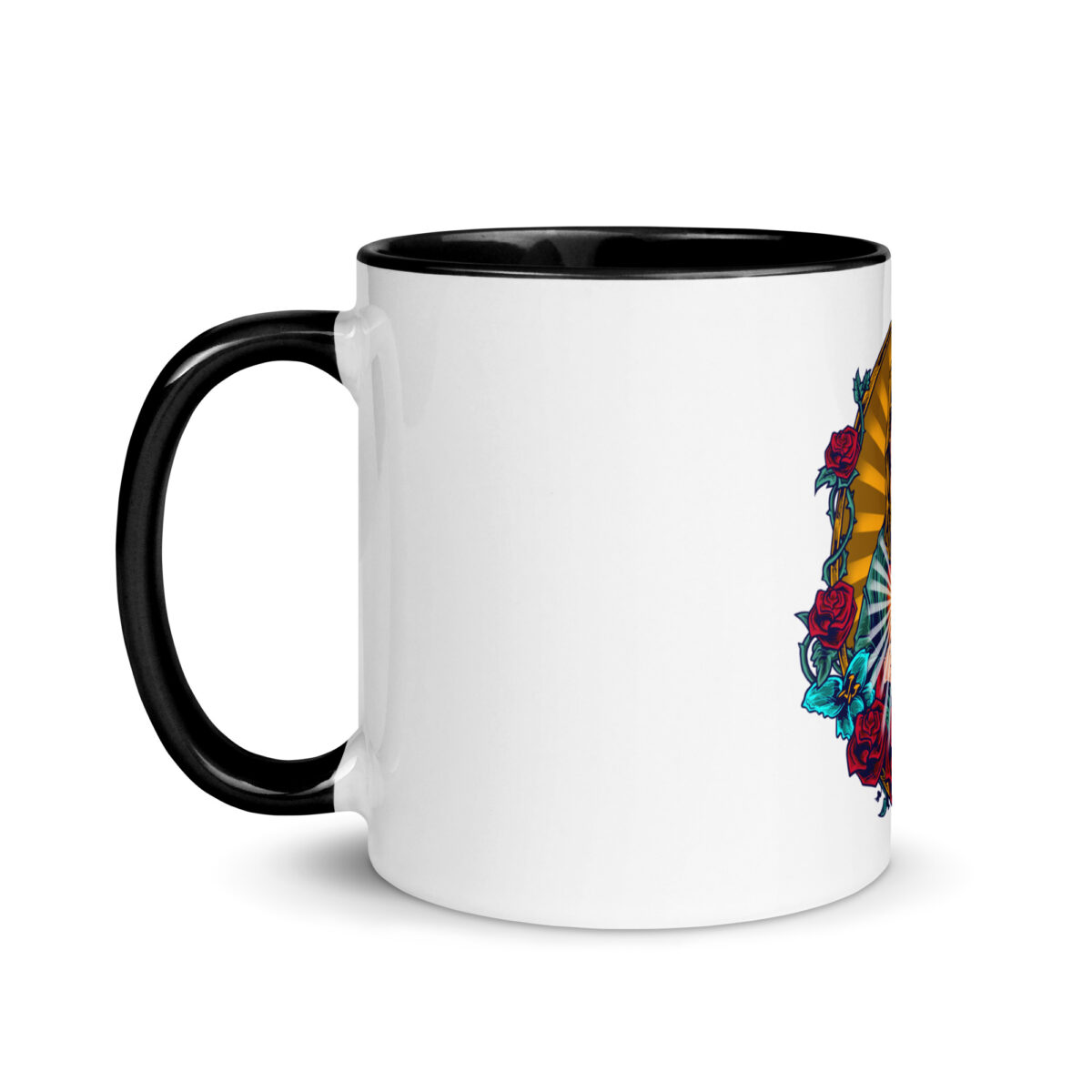 white ceramic mug with color inside black 11oz left 64397b8871b1f