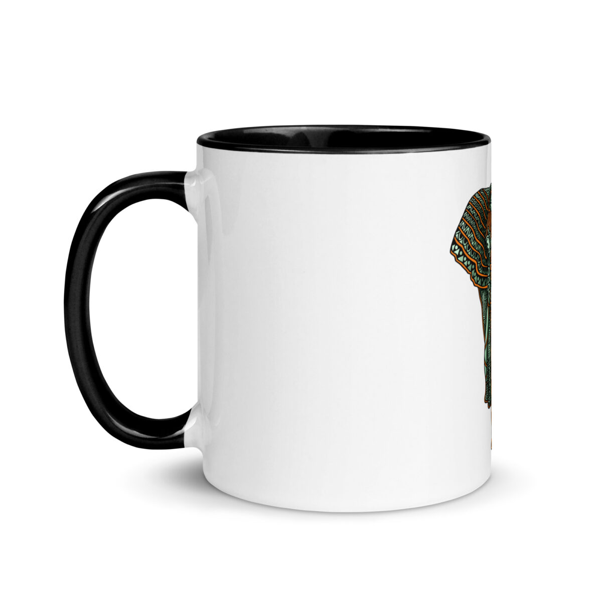 white ceramic mug with color inside black 11oz left 6439800181931