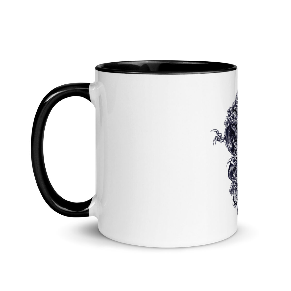 white ceramic mug with color inside black 11oz left 643982319cf19