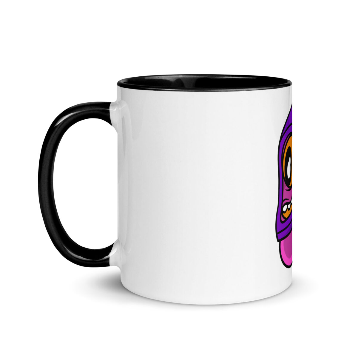 white ceramic mug with color inside black 11oz left 643995a5c1837