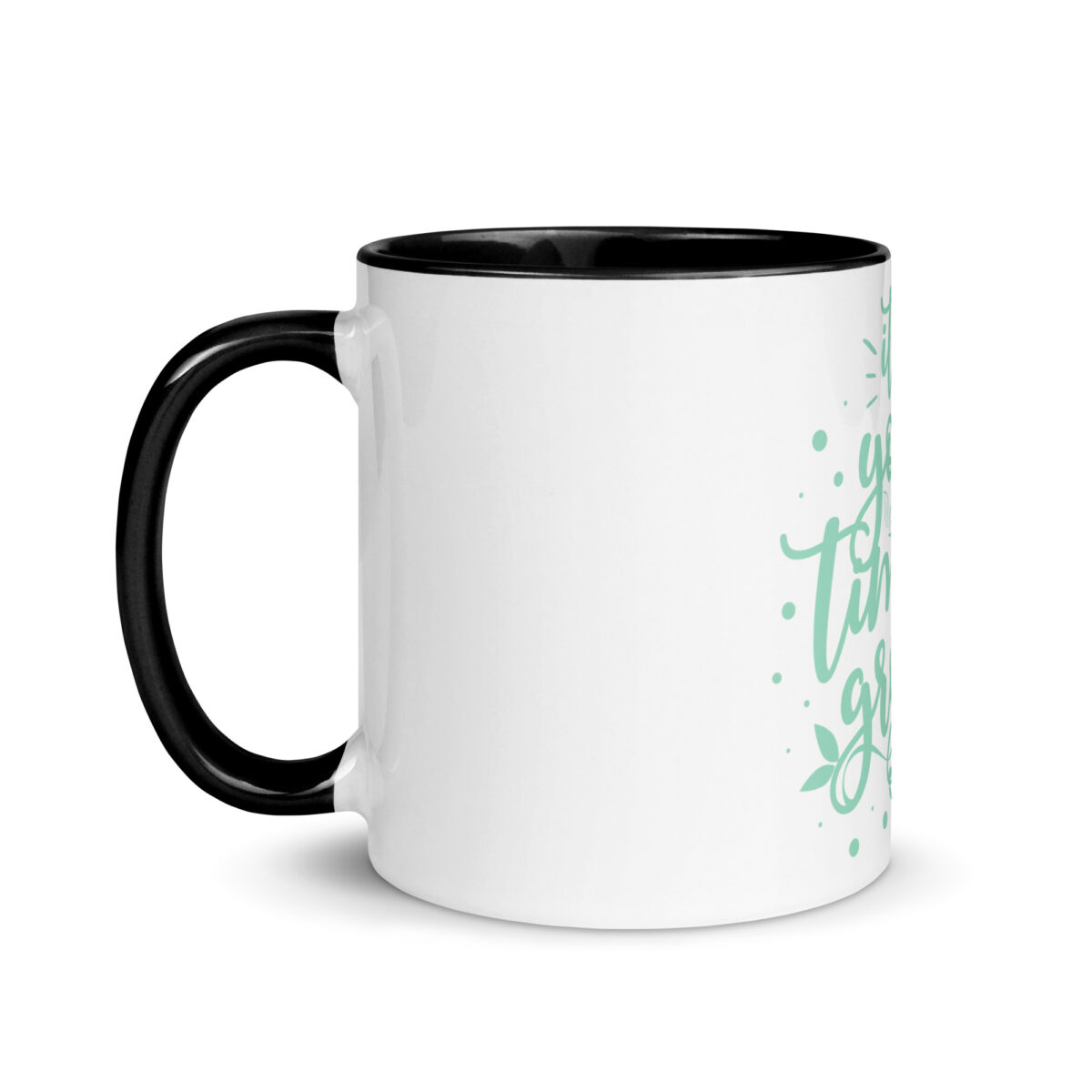 white ceramic mug with color inside black 11oz left 643a77834570c