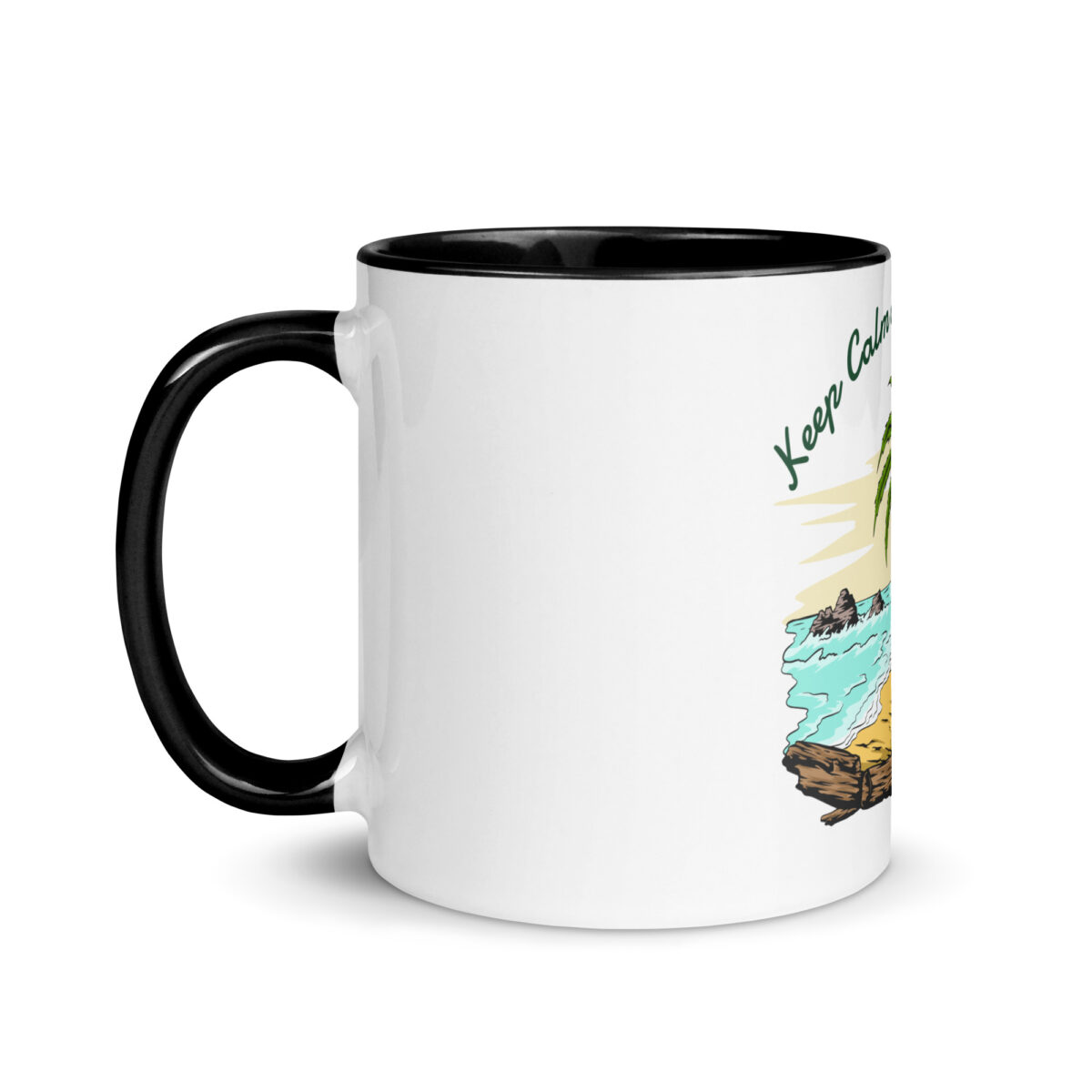 white ceramic mug with color inside black 11oz left 643a7ed94af52